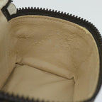 FENDI Zucca Canvas Vanity Pouch Brown Black63932