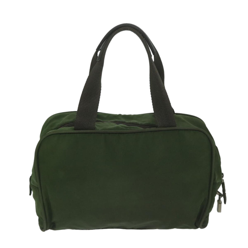 PRADA Hand Bag Nylon Khaki  63973