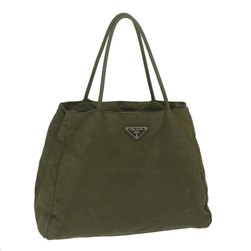 PRADA Tote Bag Nylon Khaki  63975