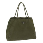 PRADA Tote Bag Nylon Khaki  63975