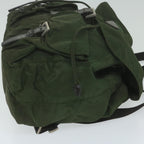 PRADA Backpack Nylon Khaki  63976