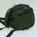 PRADA Backpack Nylon Khaki  63976