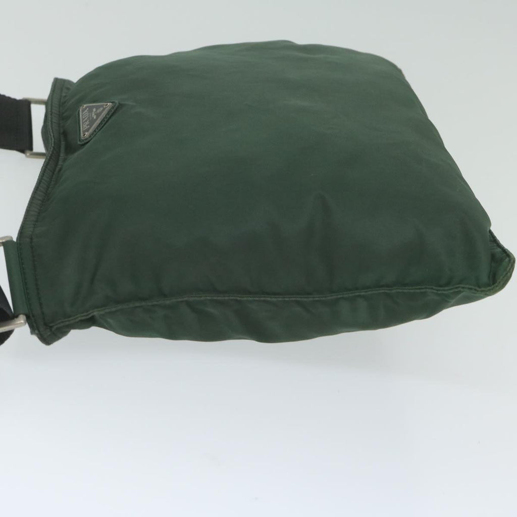PRADA Shoulder Bag Nylon Green  63977