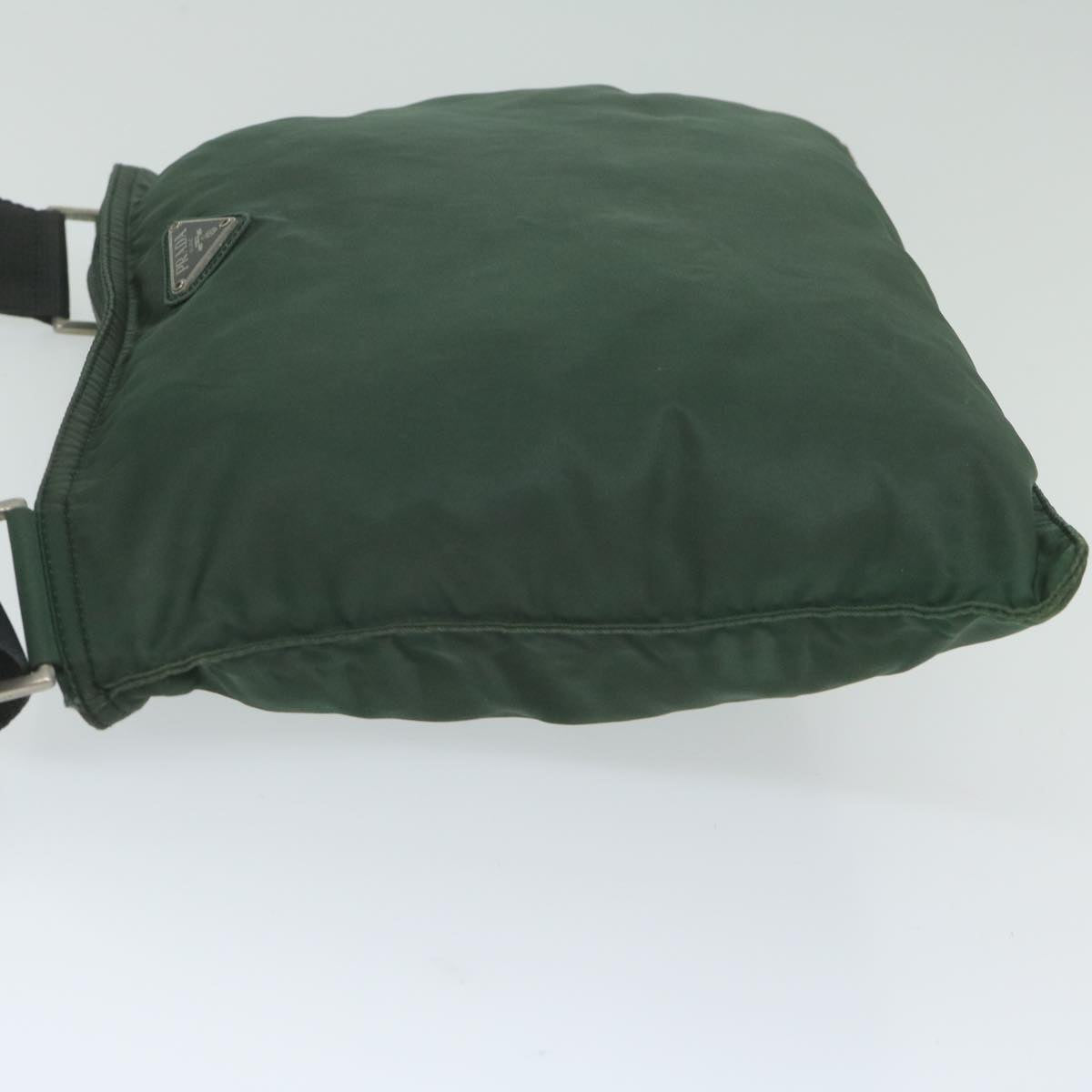 PRADA Shoulder Bag Nylon Green  63977