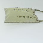 PRADA Hand Bag Suede Green  63978