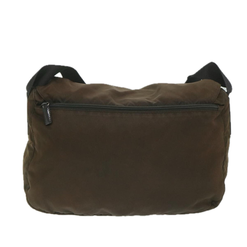 PRADA Shoulder Bag Nylon Brown  63981