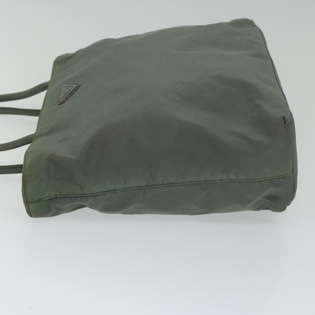 PRADA Hand Bag Nylon Khaki  63982