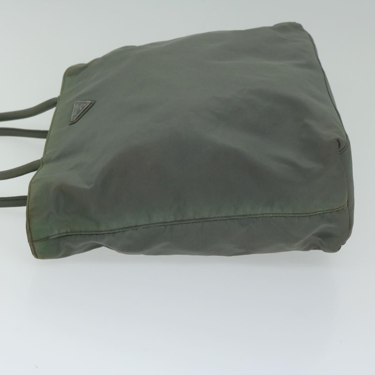 PRADA Hand Bag Nylon Khaki  63982