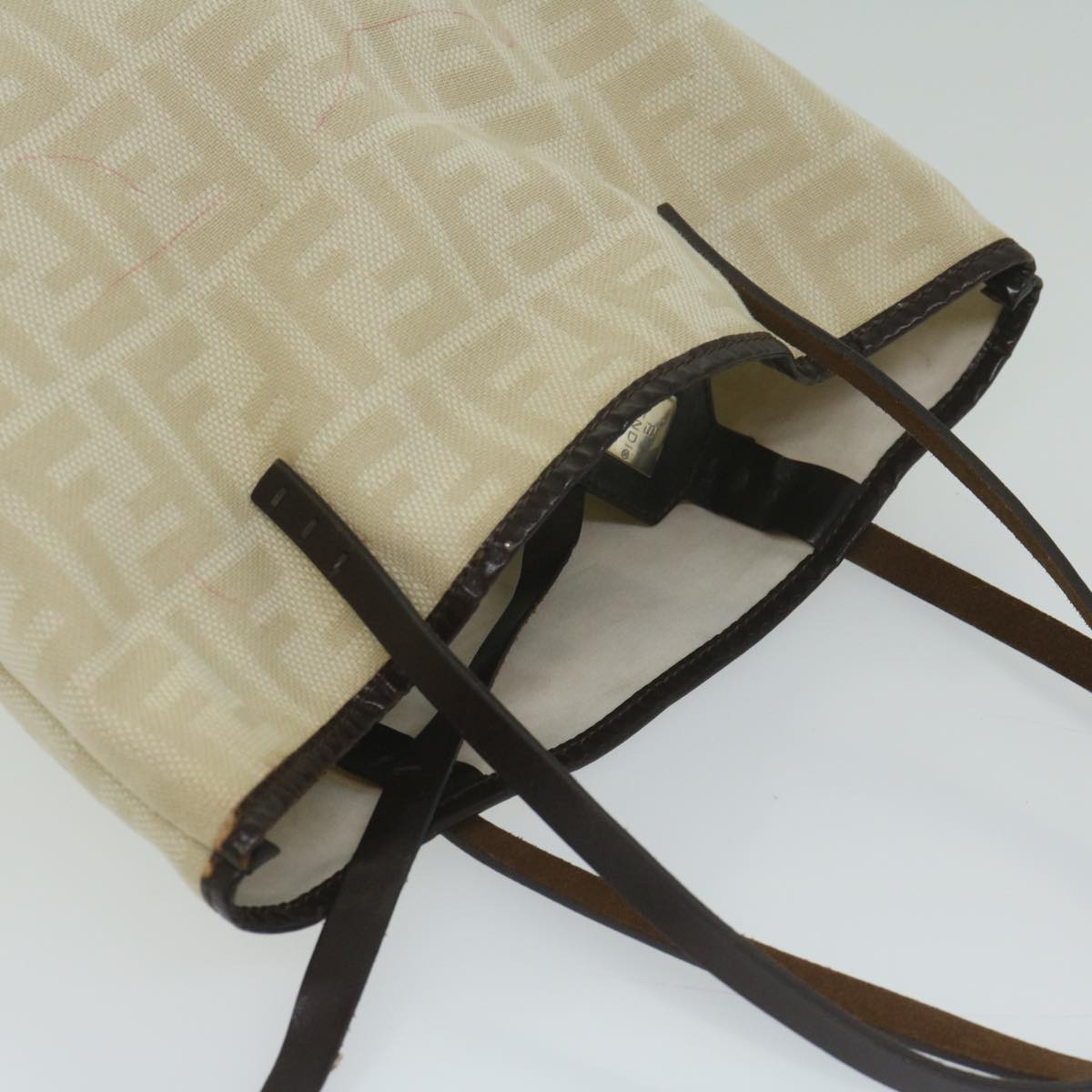 FENDI Zucca Canvas Tote Bag Beige63991
