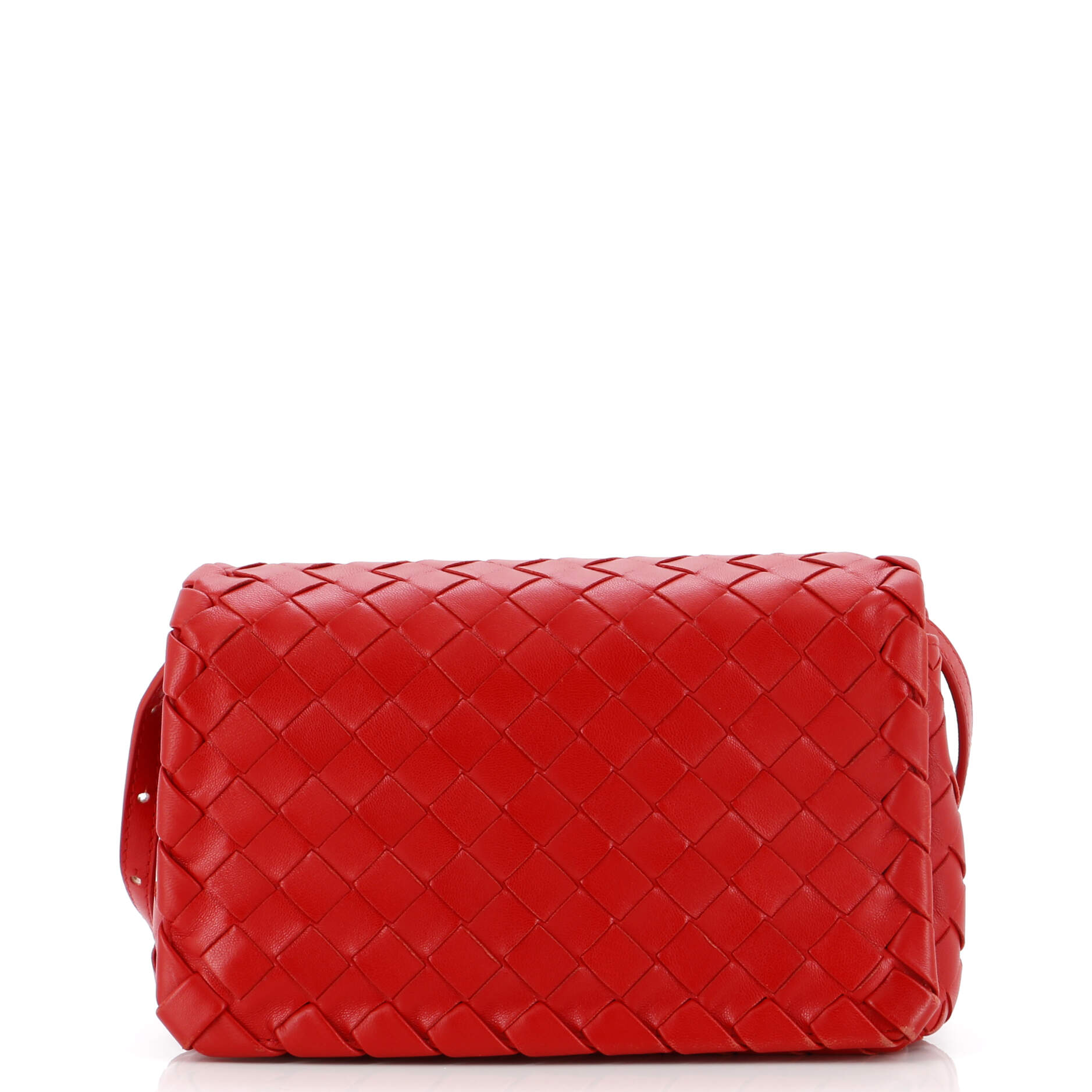 Bottega Veneta Convertible Flap Shoulder Bag Intrecciato Nappa Small