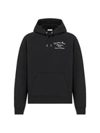 Atelier Logo Cotton Fleece Hoodie Black Dior