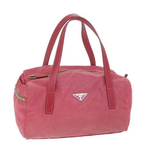 PRADA Hand Bag Nylon Pink  64010