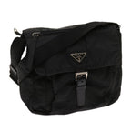 PRADA Shoulder Bag Nylon Black  64011