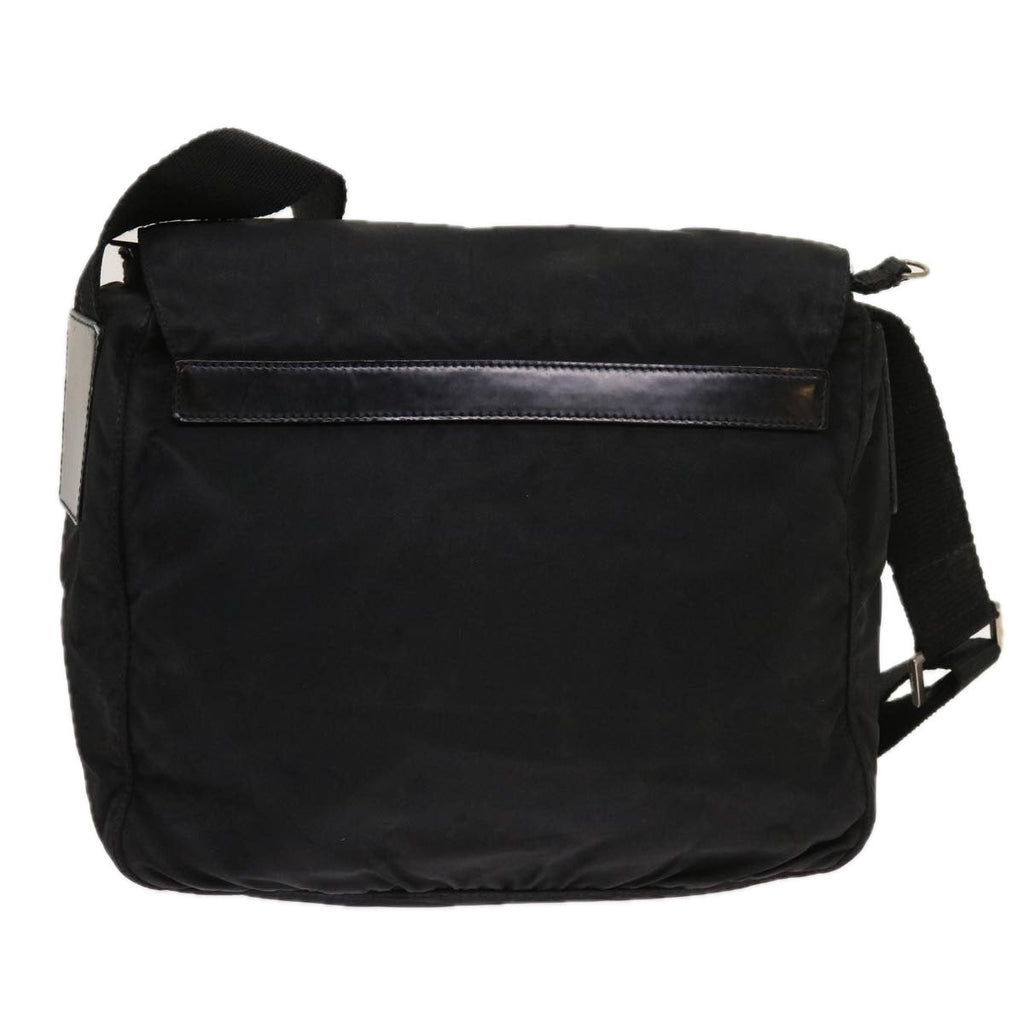 PRADA Shoulder Bag Nylon Black  64011