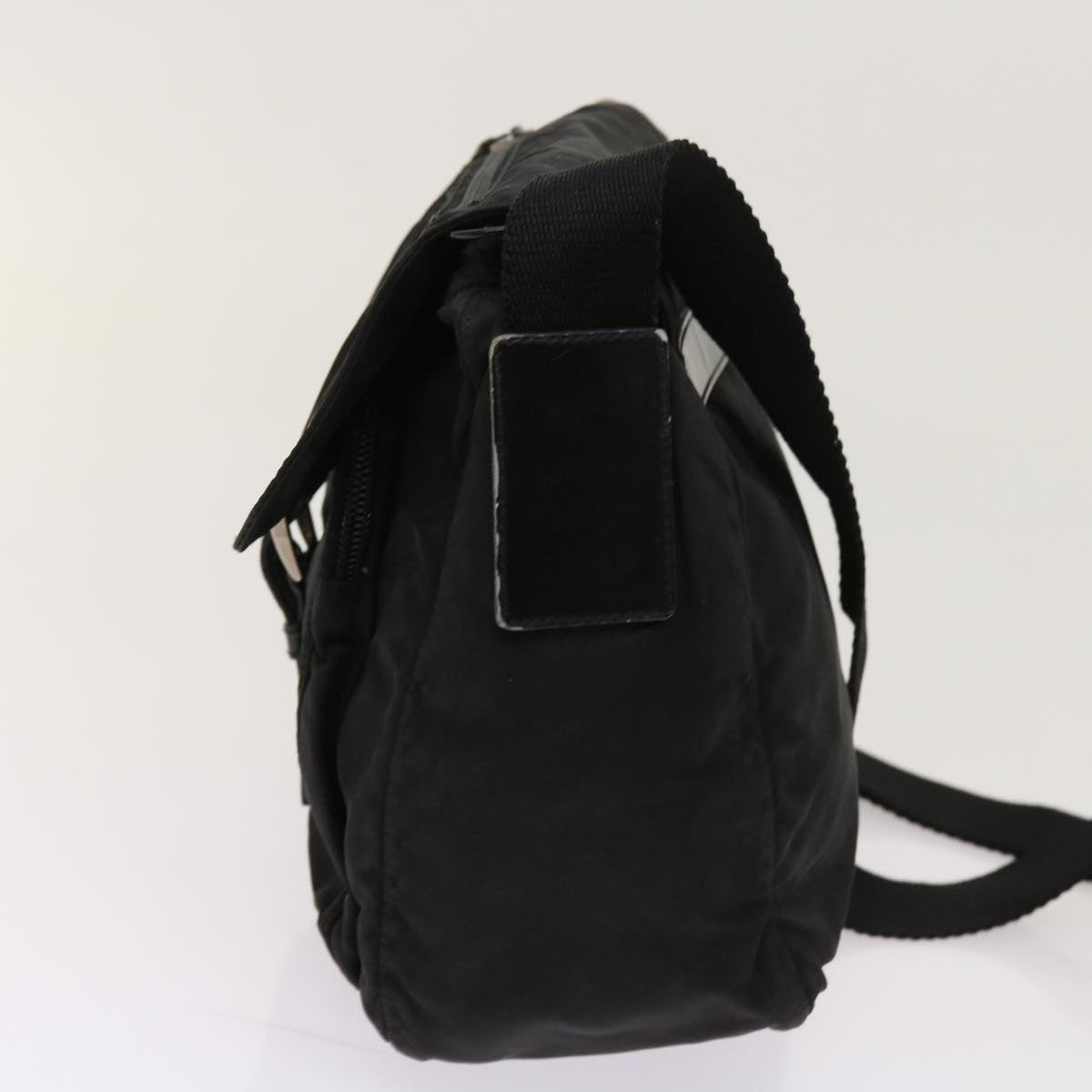 PRADA Shoulder Bag Nylon Black  64011
