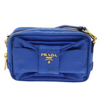 PRADA Shoulder Bag Nylon Blue  64052