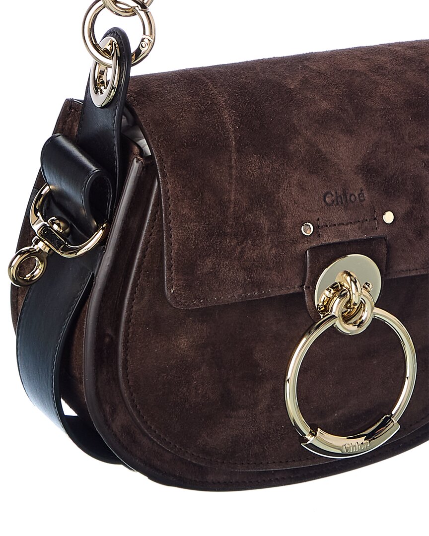 Chloe Tess Small Suede Shoulder Bag