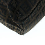 FENDI Zucchino Canvas Tote Bag Brown64110