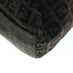 FENDI Zucchino Canvas Tote Bag Brown64110