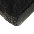 FENDI Zucchino Canvas Tote Bag Brown64110
