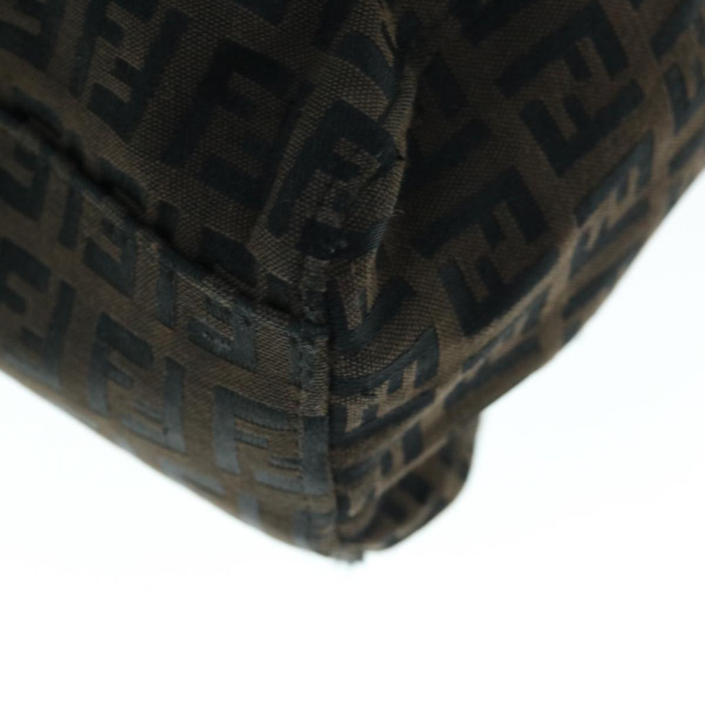 FENDI Zucchino Canvas Tote Bag Brown64110