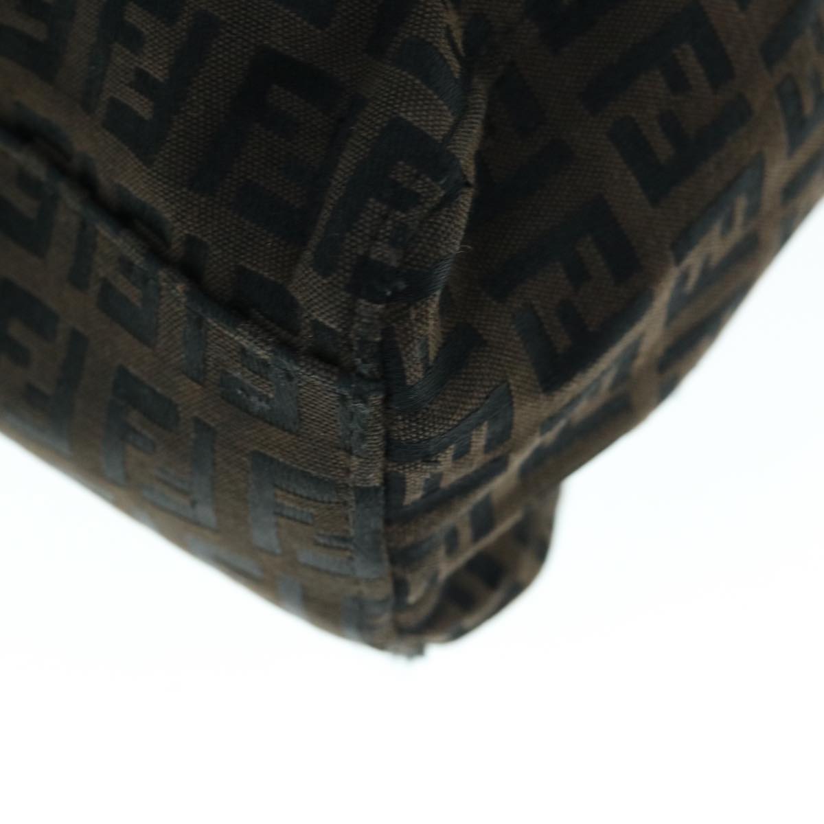 FENDI Zucchino Canvas Tote Bag Brown64110