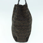 FENDI Zucchino Canvas Tote Bag Brown64110