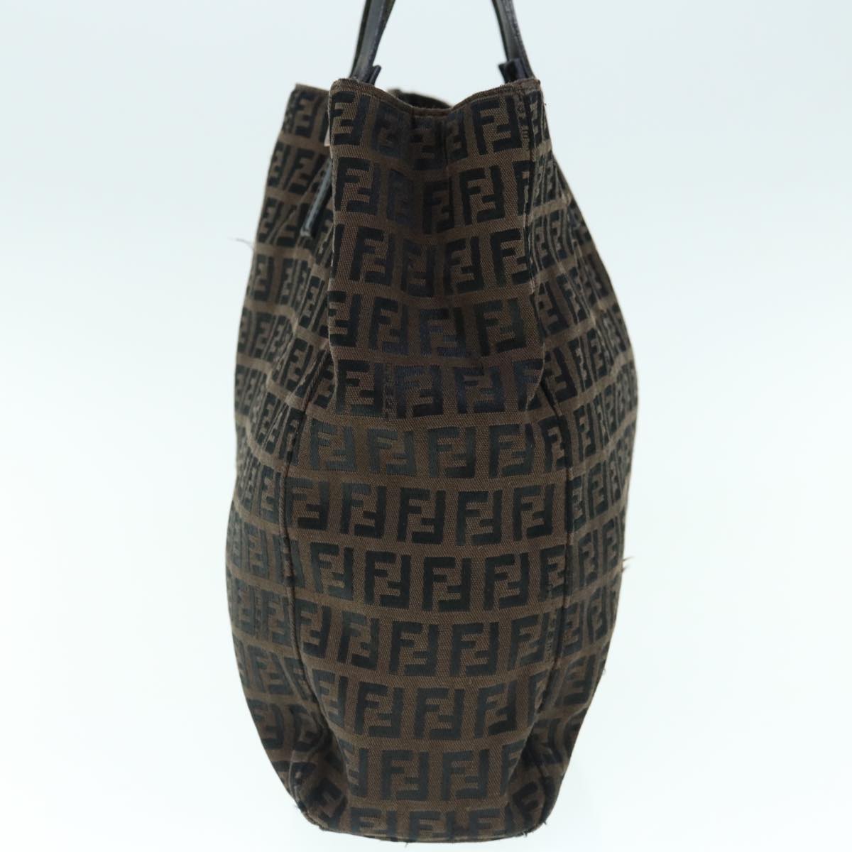 FENDI Zucchino Canvas Tote Bag Brown64110