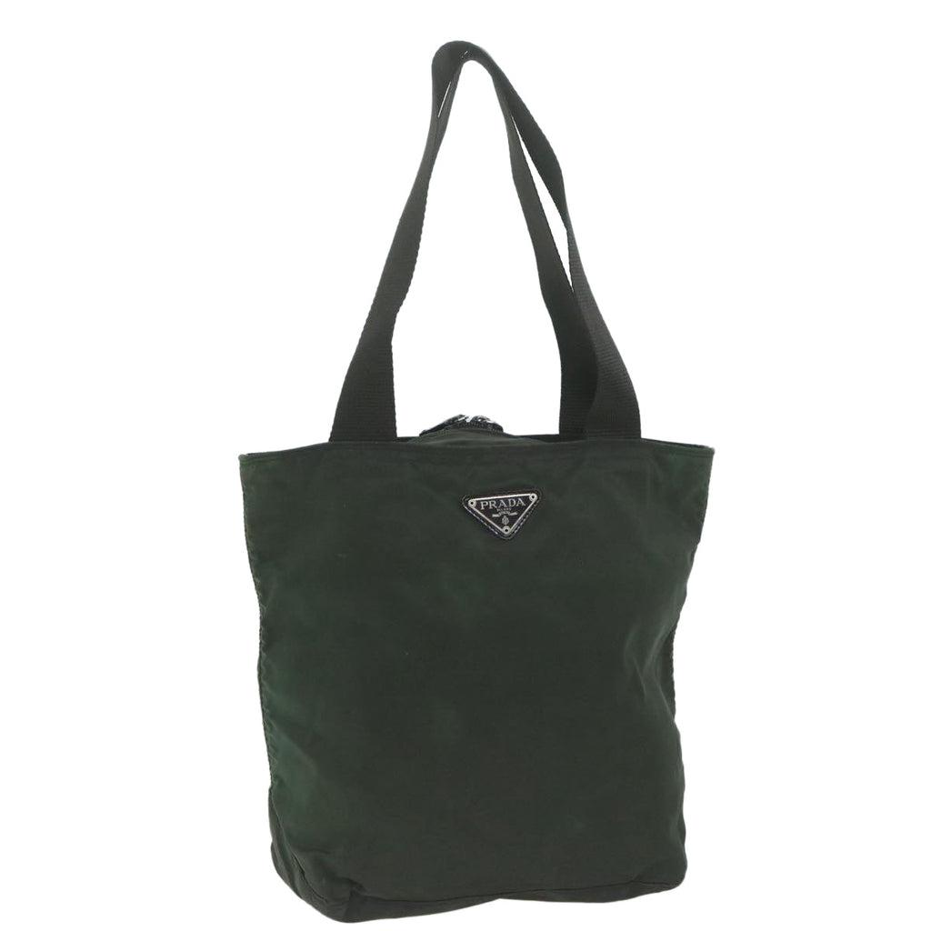 PRADA Tote Bag Nylon Khaki  64119