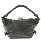 Chloe Paddington Shoulder Bag Leather Khaki 64123