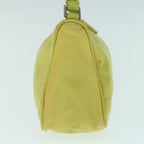 PRADA Accessory Pouch Nylon Yellow  64133