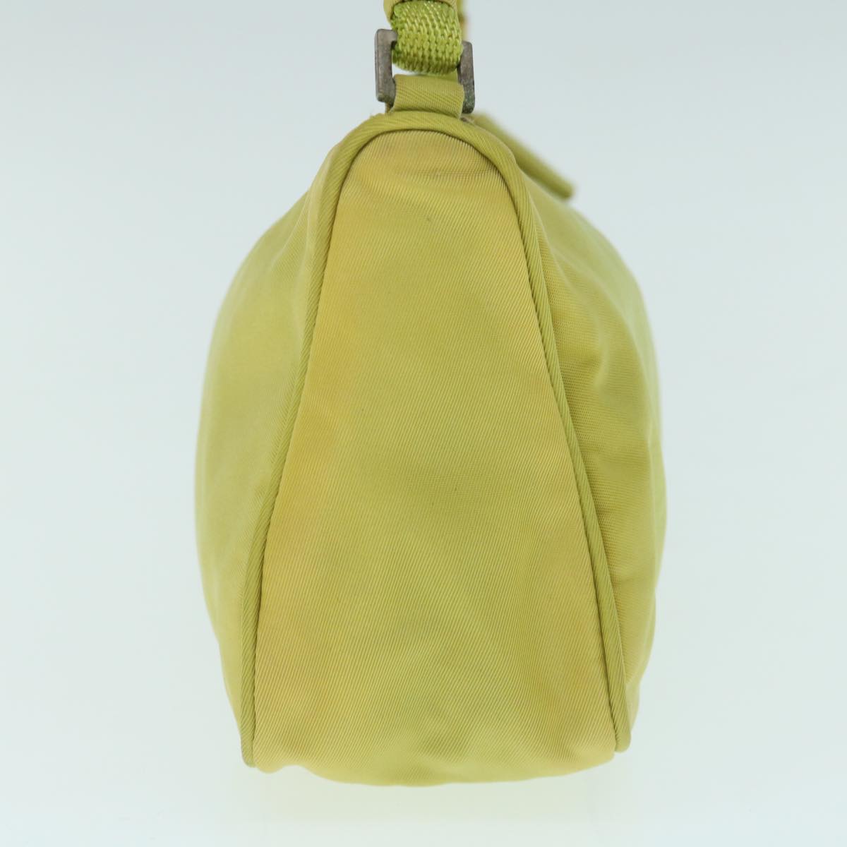 PRADA Accessory Pouch Nylon Yellow  64133