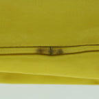 PRADA Accessory Pouch Nylon Yellow  64205