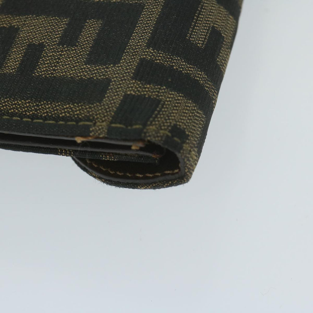 FENDI Zucca Canvas Hand Bag Black Brown64269