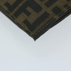 FENDI Zucca Canvas Hand Bag Black Brown64269