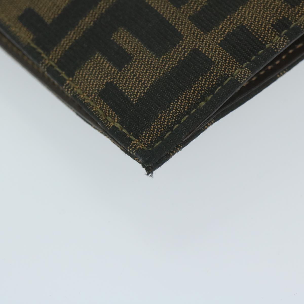 FENDI Zucca Canvas Hand Bag Black Brown64269