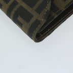 FENDI Zucca Canvas Hand Bag Black Brown64269