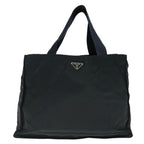 PRADA Tote Bag Nylon Black  64276