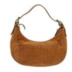 CELINE C Macadam Canvas Shoulder Bag Orange  64453