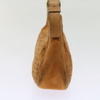 CELINE C Macadam Canvas Shoulder Bag Orange  64453