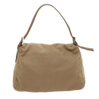 FENDI Mamma Baguette Shoulder Bag Wool Beige64454