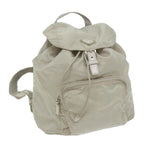 PRADA Backpack Nylon Ivory  64459