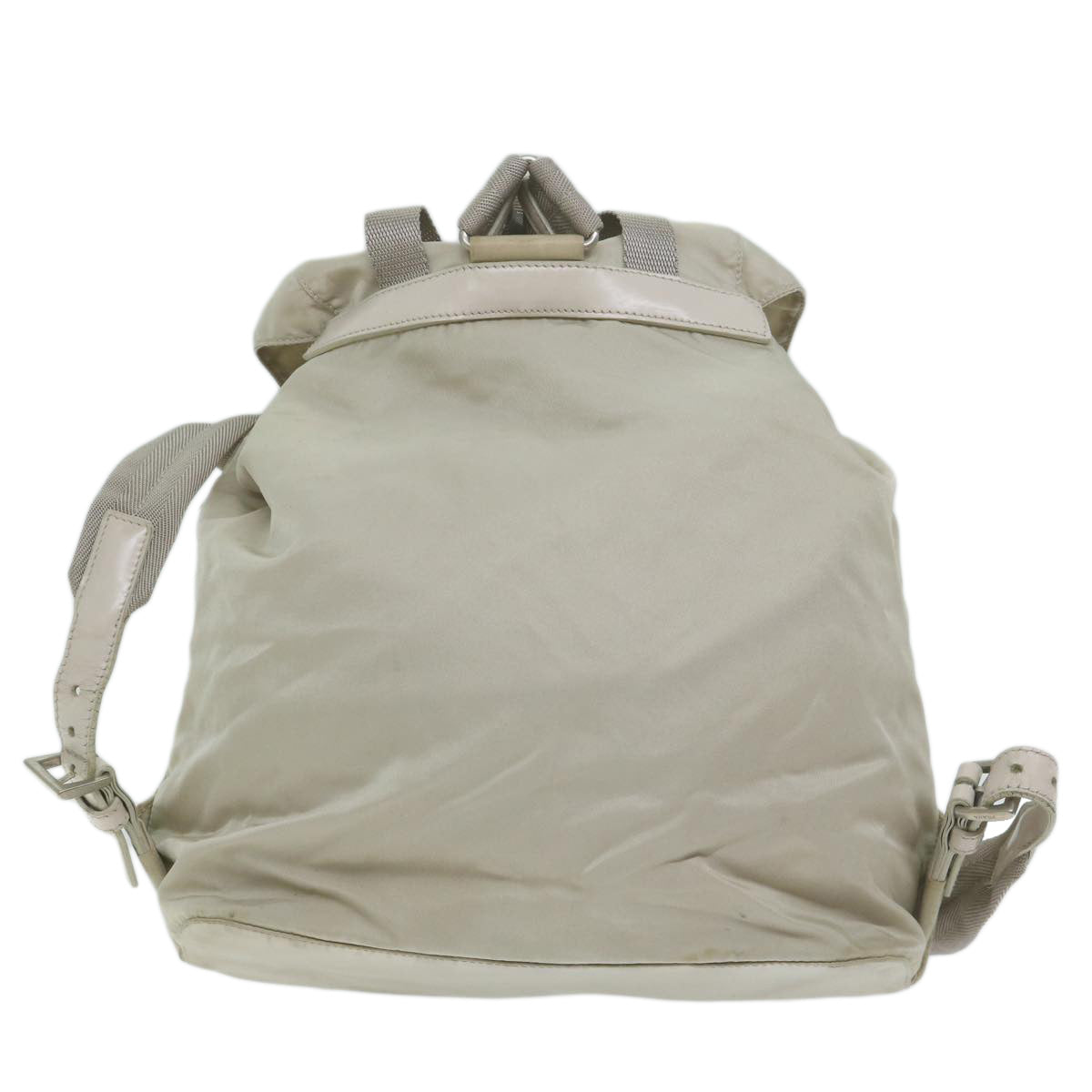 PRADA Backpack Nylon Ivory  64459