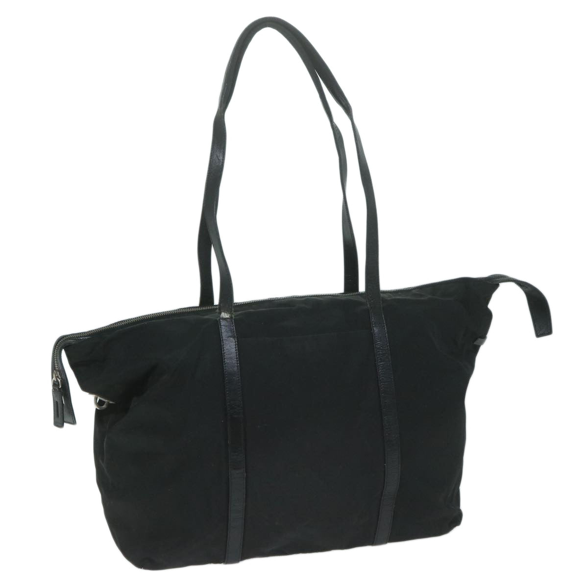 PRADA Tote Bag Nylon Black  64476