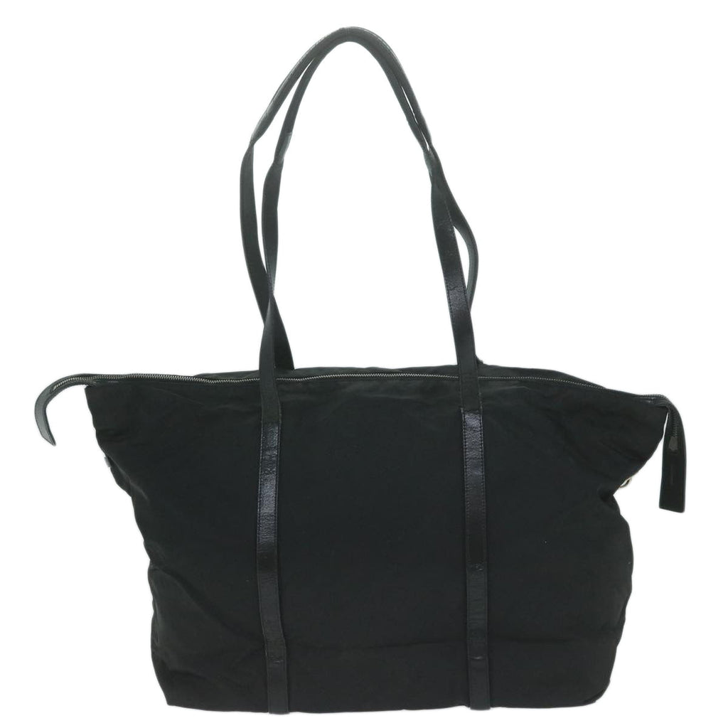 PRADA Tote Bag Nylon Black  64476