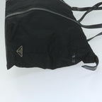 PRADA Tote Bag Nylon Black  64476