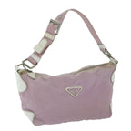 PRADA Shoulder Bag Nylon Pink  64478