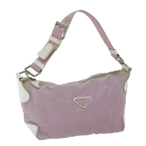 PRADA Shoulder Bag Nylon Pink  64478