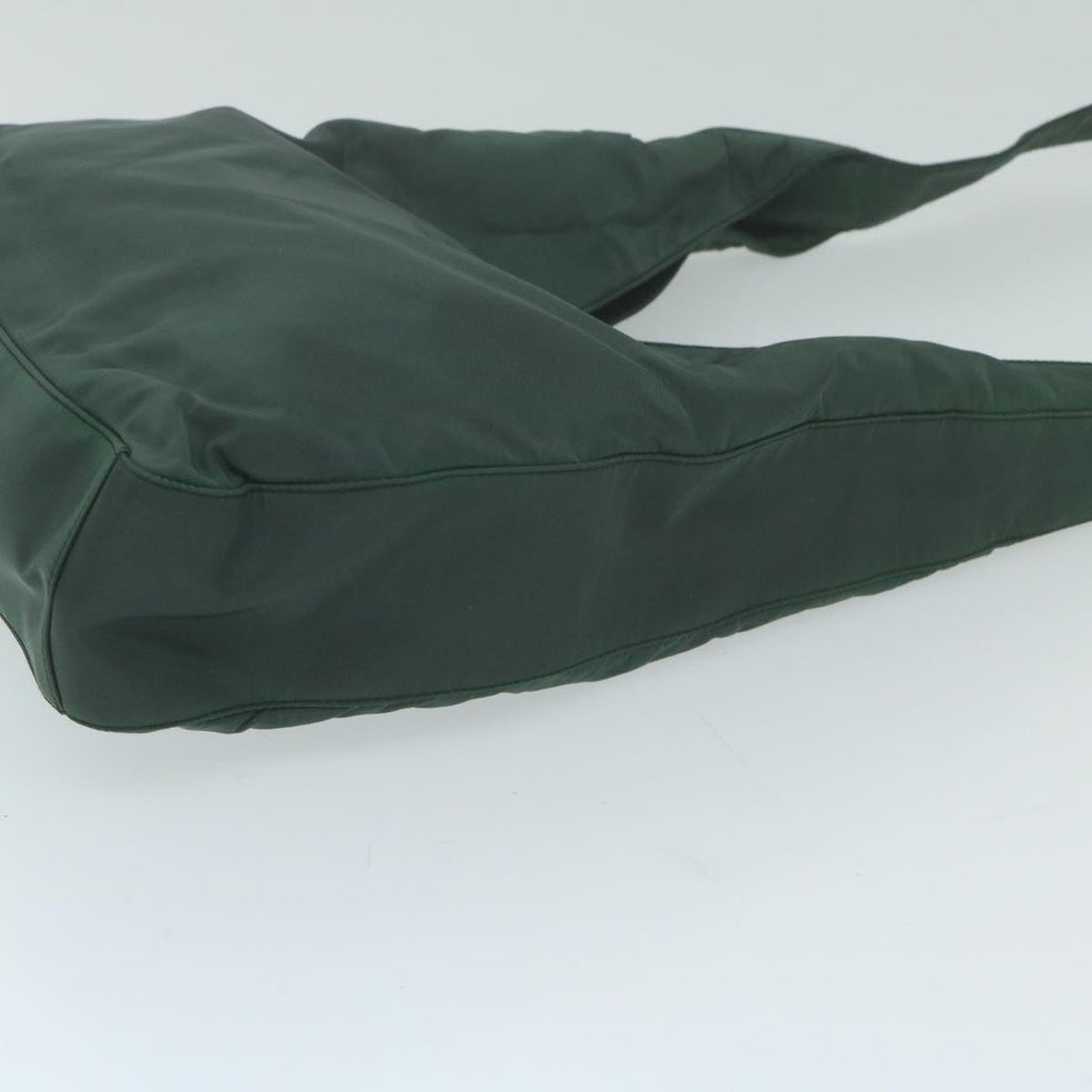PRADA Shoulder Bag Nylon Green  64479