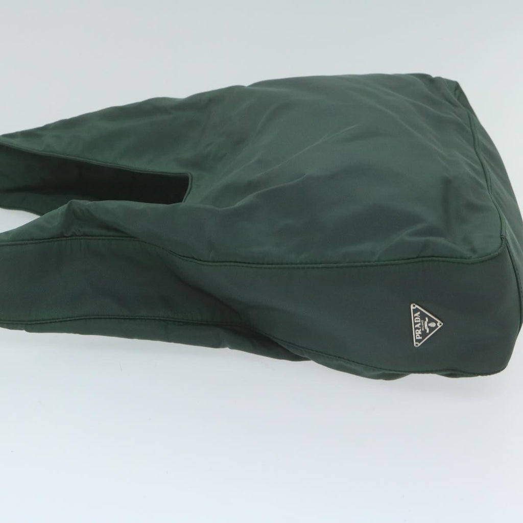 PRADA Shoulder Bag Nylon Green  64479